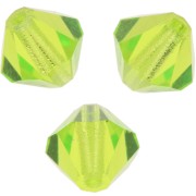 Biconi Preciosa 6 mm - MC Bead Rondell - Limecicle x12