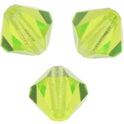 Biconi Preciosa 6 mm - MC Bead Rondell - Limecicle x12