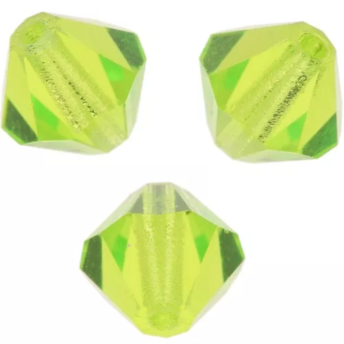 Biconi Preciosa 6 mm - MC Bead Rondell - Limecicle x12