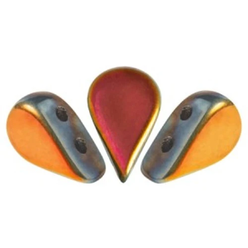 Perle di vetro Amos® di Puca® 5x8 mm - Full Marea x10g
