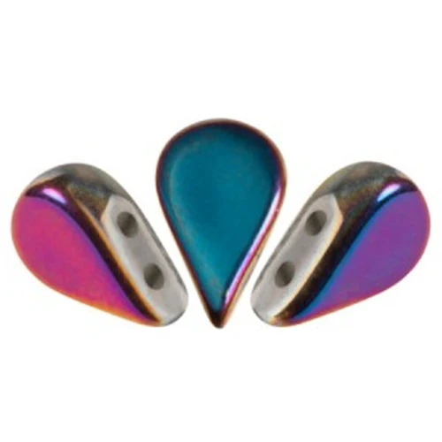 Perle di vetro Amos® di Puca® 5x8 mm - Full Sliperit x10g