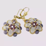 Perle di vetro Amos® di Puca® 5x8 mm - Full Sliperit x10g