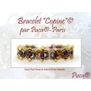 Perle in vetro Kos® par Puca® 6x3mm Full Azzuro x10g