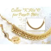 Perla in vetro Baros® par Puca® 6x5mm Frost Caramel Luster x10g