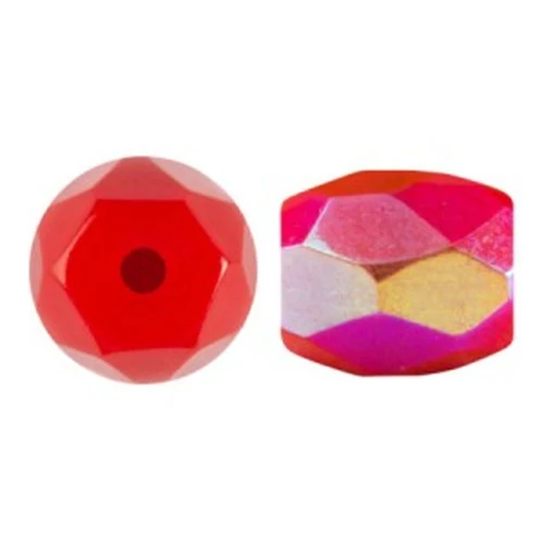 Perla in vetro Baros® par Puca® 6x5mm Frost Cherry AB x10g