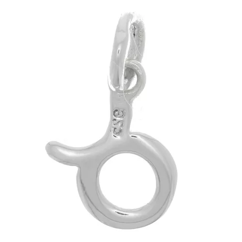 Ciondolo segno zodiacale 10x8 mm - Toro - Argento 925 x1