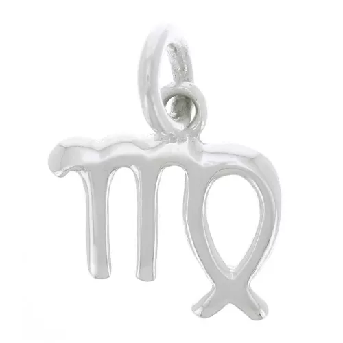 Ciondolo segno zodiacale 10,5x10 mm - Vergine - Argento 925 x1