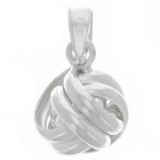 Pendente nodo d'amore 11 mm - Argento 925 x1