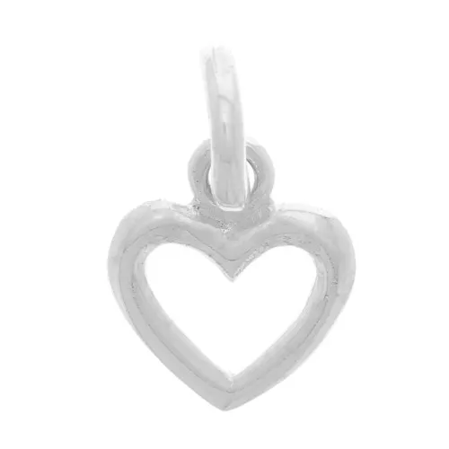 Ciondolo cuore 8x7 mm - Argento 925 x1