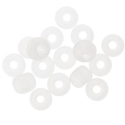 Perla Preciosa 2/0 - 6 mm - Opaque Crystal AB opaco x 20 g