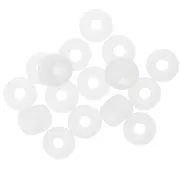 Perla Preciosa 2/0 - 6 mm - Opaque Crystal AB opaco x 20 g