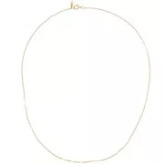Girocollo a maglia veneziana da 0,8 mm - Gold filled 14K x41cm