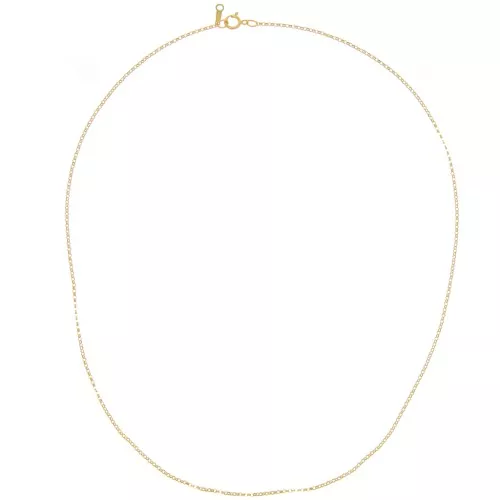 Girocollo a maglia veneziana da 0,8 mm - Gold filled 14K x41cm