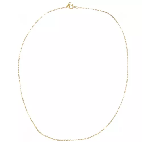 Girocollo a maglia Jaseron 1.3 mm - Gold filled x46cm