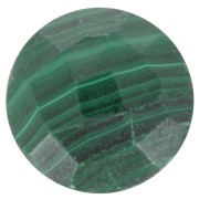 Cabochon tondo sfaccettato rotondo 10 mm - Malachite x1|raw }}