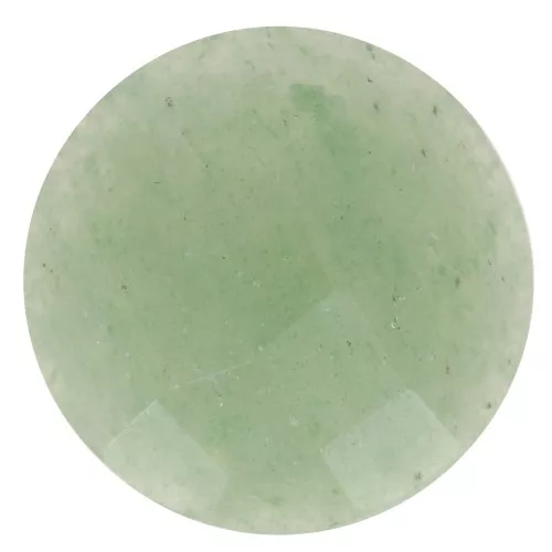Cabochon tondo sfaccettato rotondo 12 mm - Avventurina x1
