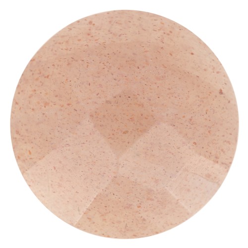 Cabochon tondo sfaccettato rotondo 12 mm - Pietra di Luna Mix Rose x1