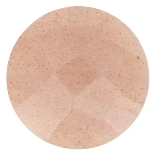 Cabochon tondo sfaccettato rotondo 12 mm - Pietra di Luna Mix Rose x1