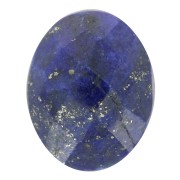 Cabochon ovale sfaccettato 10x8 mm in pietra semipreziosa - Lapislazzuli x1|raw }}
