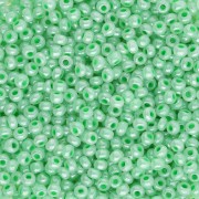 Perla Preciosa 11/0 2 mm - Verde acqua perlato x20g