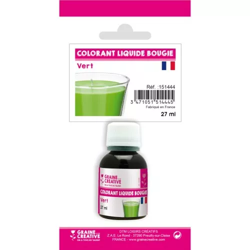 Colorante liquido per candele - Verde x27ml