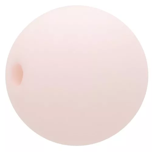 Perla in resina effetto opaco 14 mm - Rosa pastello x1
