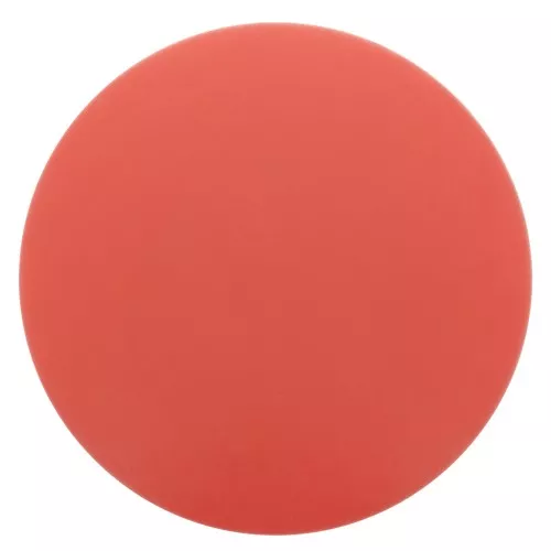 Cabochon rotondo in resina effetto opaco 12 mm - Rosso corallo x1