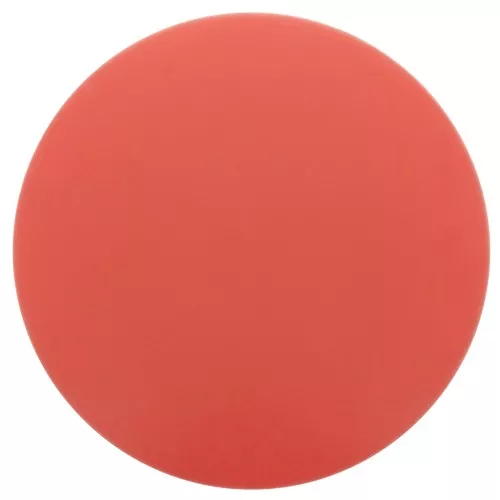 Cabochon rotondo in resina effetto opaco 14 mm - Rosso corallo x1