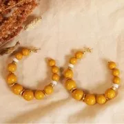 Perla di resina effetto opaco 12 mm - Rosso corallo x1