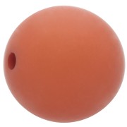 Perla in resina effetto opaco 14 mm - Terracotta x1|raw }}