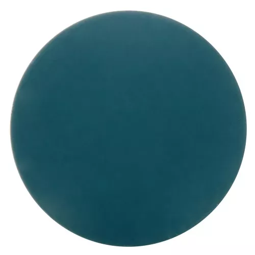 Cabochon rotondo in resina effetto opaco 12 mm - Blu anatra x1