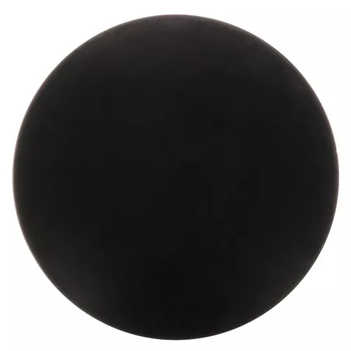 Cabochon rotondo in resina effetto opaco 12 mm - Nero x1