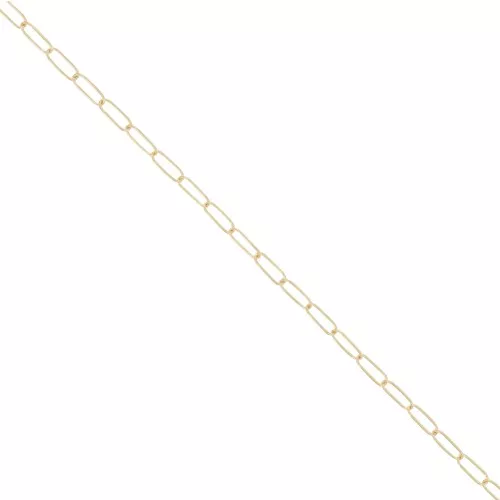 Catena Rettangolo 2,9 mm - Gold filled x50cm
