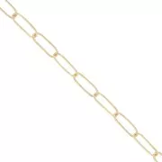 Catena Rettangolo 2,9 mm - Gold filled x50cm