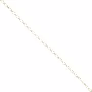 Catena alternata Rombo 2,8 mm, Gold filled x50cm