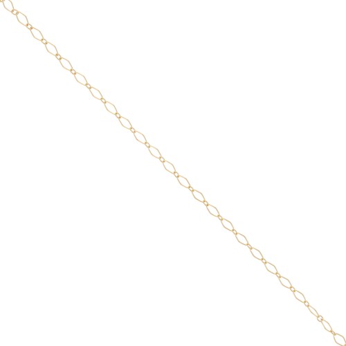 Catena alternata Rombo 2,8 mm, Gold filled x50cm