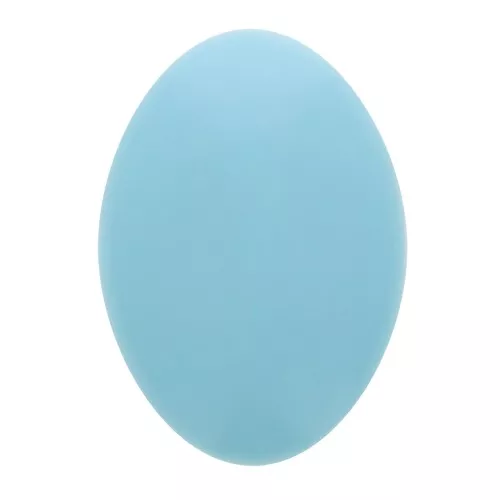 Cabochon ovale opaco in resina 14x10 mm - Blu x1