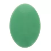 Cabochon ovale opaco in resina 14x10 mm - Verde x1