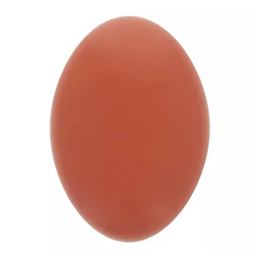 Cabochon ovale opaco in resina 14x10 mm - Terracotta x1