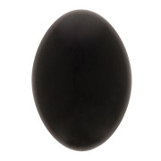 Cabochon ovale opaco in resina 14x10 mm - Nero x1|raw }}