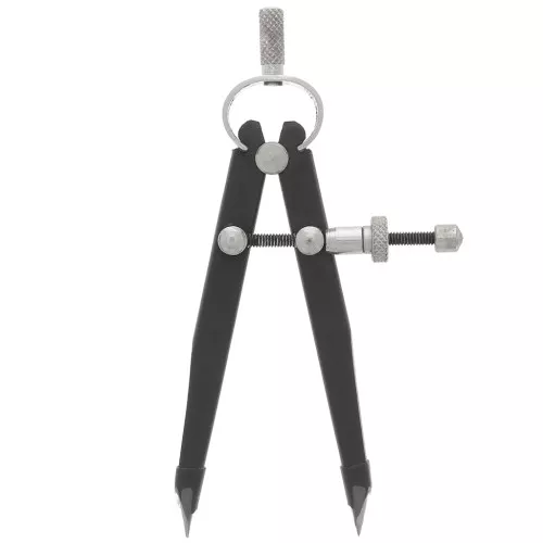 Compasso diritto per gioiellieri 12 cm - Nero x1
