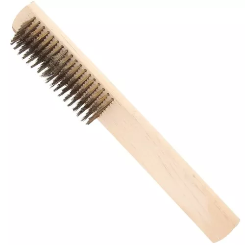 Spazzola per cardare - 23 cm in legno - Naturale x1