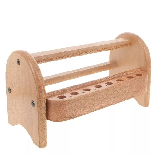 Portaoggetti in legno 22,5x12 cm per pinze- Naturale x1