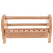 Portaoggetti in legno 22,5x12 cm per pinze- Naturale x1