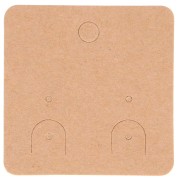 Set di 20 Supporti per Esposizione 5x5 cm per orecchini - Kraft