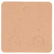 Set di 20 Supporti per Esposizione 5x5 cm per orecchini - Kraft
