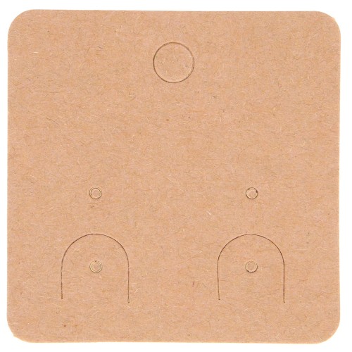 Set di 20 Supporti per Esposizione 5x5 cm per orecchini - Kraft