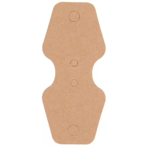 Set di 20 Supporti per Esposizione 8x3,5 cm per collane - Kraft
