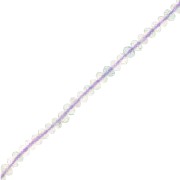 Perline tonde appiattite sfaccettate 3x2 mm - Fluorite x39cm|raw }}