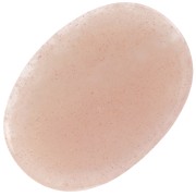 Cabochon ovale piatto - disco 14x10 mm - Pietra di luna mista rosa x1|raw }}